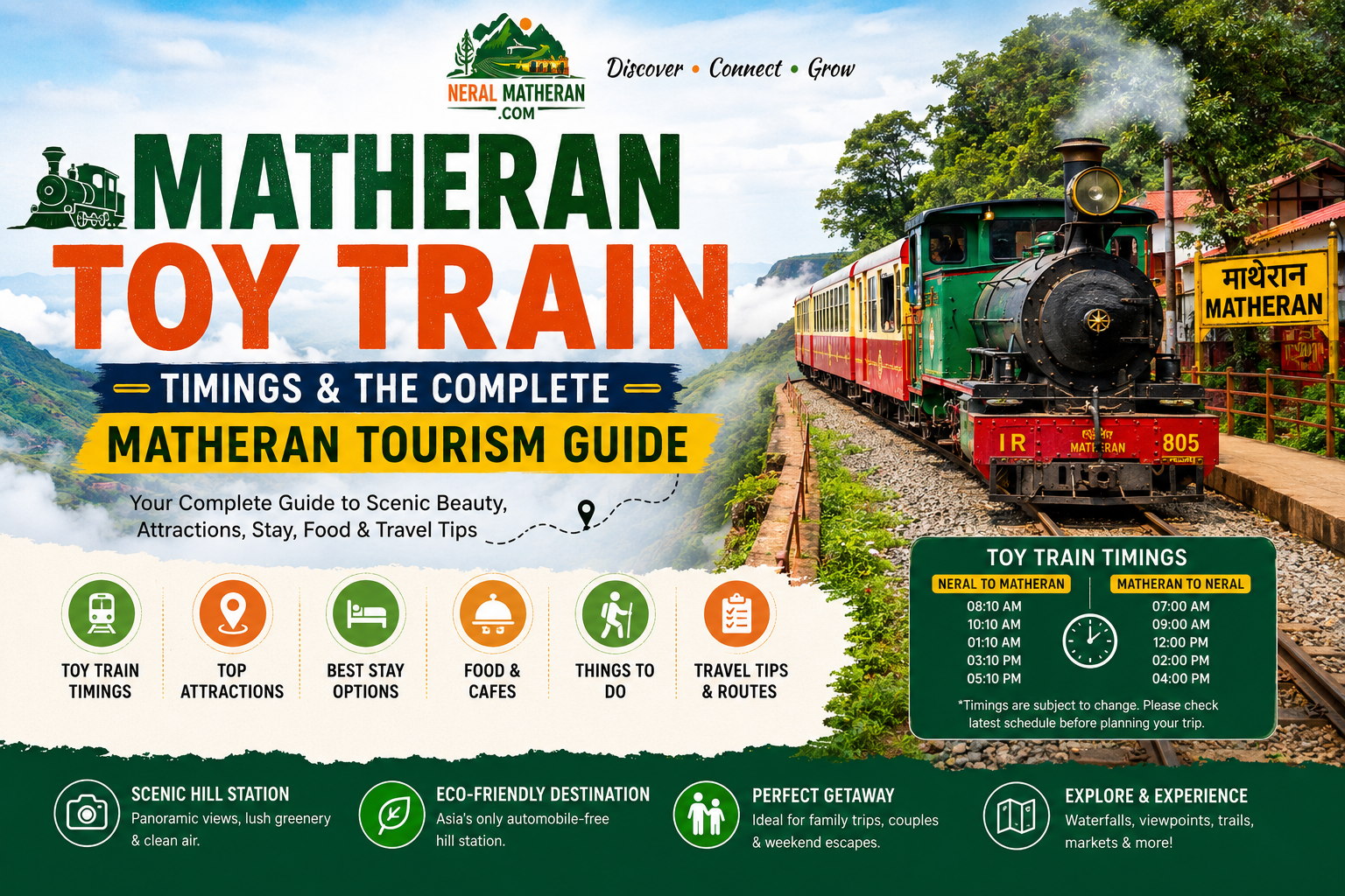 Matheran Toy Train Timings & the Complete Matheran Tourism Guide